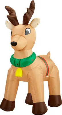 Produktbild von Aufblasbares Rentier mit Licht Weihnachts-Deko 120 cm