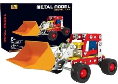 Produktbild von Metallbausteine, Konstruktionsspielzeug, 95 Teile - Merkpol