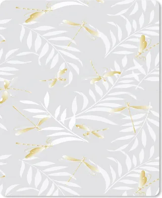 Produktbild von MuchoWow® Mauspad Mousepad Libelle - Muster - Gold 30x40 cm - Mousepads - Maus Mat - Pad - Mausunterlage - Mausmatten