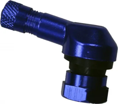 Produktbild von JMP Reifenventil gewinkelt blau 11,3 mm 90 ° kompatibel mit Motorrädern
