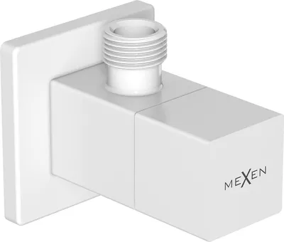 Obrázok produktu pre Mexen S uhlový ventil pre 1/2 "x3/8" batériu, biely - 79971-20