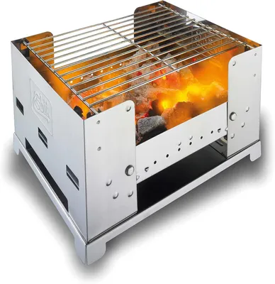 Obrázok produktu pre Esbit 350/504 - Skladací prenosný gril BBQ box Gril na drevené uhlie Gril na drevené uhlie