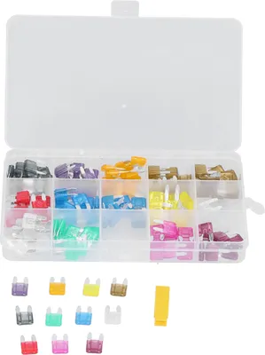 Produktbild von 140PCS Auto Sicherung Mini Kleine BladeType Assorted für Boot LKW Motorrad Fahrzeug