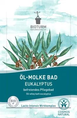 Produktbild von BIOTURM Badeschaum mit Bio-Molke EUKALYPTUS 30 ml