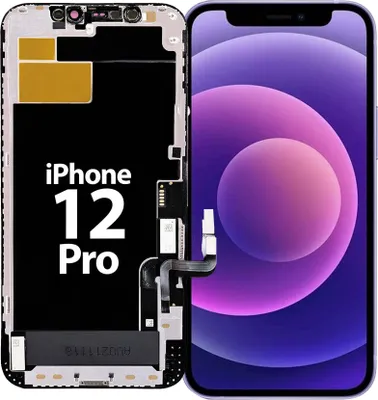 Obrázok produktu pre Displej pre iPhone X náhradná obrazovka s rámom – IPhone 12 Pro / Ohne Werkzeug