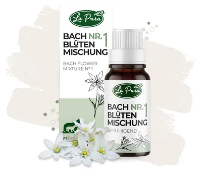 Produktbild von LaPura Bachblüten Nr. 1 - 10 g (ca. 1200 Globuli) 10 g