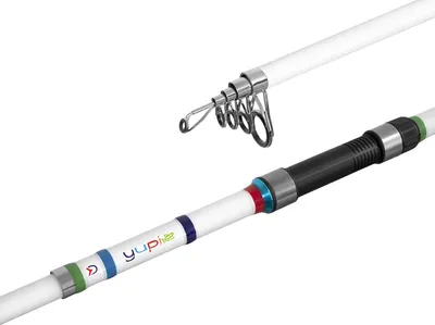 Produktbild von Delphin Yupie Kinder Teleskoprute mit Rolle und Schnur 1,80m