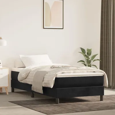 Produktbild von Maison Exclusive - Boxspringbettgestell Schwarz 80x200 cm Samt
