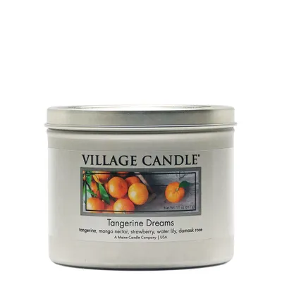 Obrázek produktu pro Village Candle Vonná svíčka v plechu - Tangerine Dreams - Mandarinka, malá