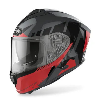 Zdjęcie produktu dla Kask Airoh Spark Rise Kolor: Czarny/Szary/Czerwony, Rozmiar: XXL (63)
