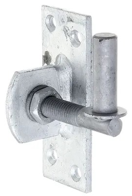 Produktbild von Alberts Kloben zum Anschrauben verstellbar um 20 mm feuerverzinkt Dornmaß Ø13 mm Platte 100 x 40 mm