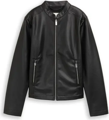 Produktbild von Kunstlederjacke mit Reißverschluss