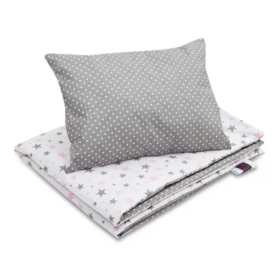 Obrázok produktu pre Multifunkčná detská prikrývka Bellochi - dvojitá posteľná bielizeň 75x100 cm a vankúš 30x40cm - vyrobené zo 100% bavlny -  Certified - Dream Dream