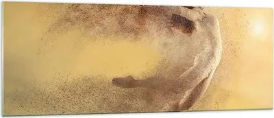 Produktbild von Bilder auf glas - Frau Abstraktion - 140x50cm - Glasbilder - Wandbilder - Kunstdruck - zum Aufhängen bereit - Wanddekoration aus Glas - Glas Bilder - Wandbild auf Glas - Einteilig - GAB140x50-4061