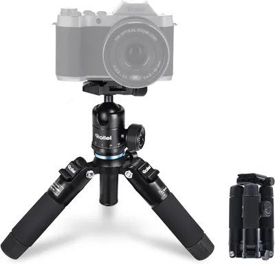 Produktbild von Rollei M5-Mini, 3 Bein(e), Schwarz, Blau, 41 cm, 827 g