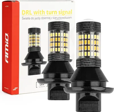 Produktbild von AMiO PY21W BAU15s 1156 DRL mit Blinklichtfunktion 2in1 Lampe - 12V (Set)