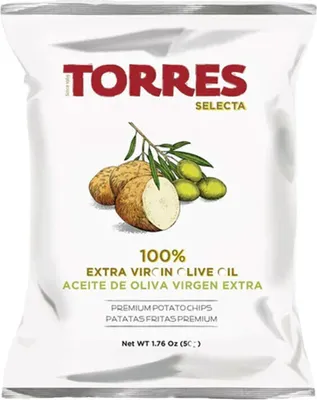 Produktbild von Torres Selecta Olivenöl Chips 40g