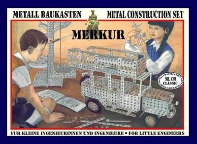 Obrázek produktu pro Stavebnice MERKUR CLASSIC C01 v krabici 36x28x5cm