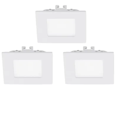 Produktbild von EGLO Fueva 1, Einbaustrahler, Nicht austauschbare(s) Leuchtmittel, LED, 8,1 W, 3000 K, Weiß