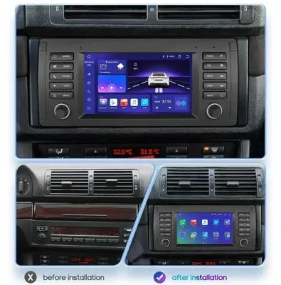 Image de CarPlay - Autoradio multimédia - Écran CarPlay - Autoradio - Système multimédia Android Auto - Autoradio