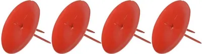 Produktbild von POSIWIO Adventskranz - Kerzenhalter Rot Ø 8 cm im 4er Pack - Metall