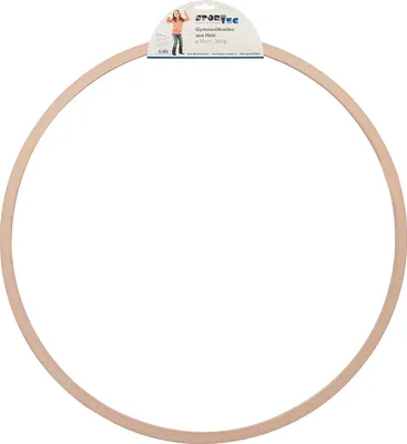 Produktbild von Gymnastikreifen aus Holz, Hula Hoop, Trainingsreifen, Turnreifen, 70 cm