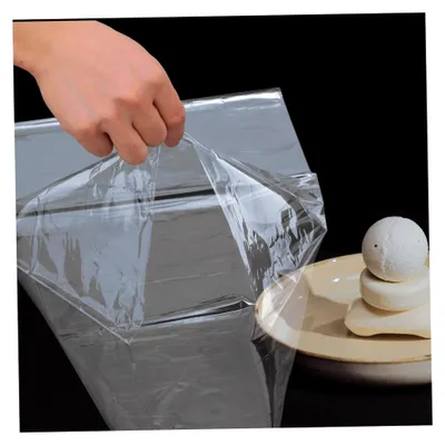 Produktbild von 100 Stück transparente Schrumpfbeutel aus PVC für Verpackungsprojekte und Heimwerkerarbeiten