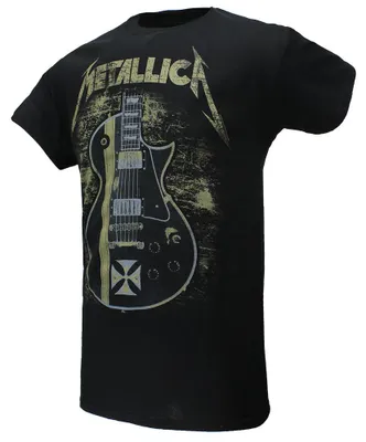Zdjęcie produktu dla Koszulka z nadrukiem gitary Metallica James Hetfield Iron Cross – rozmiar XL