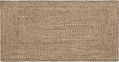 Produktbild von Bereichsteppiche Natürlich und Schwarz 80 x 150 cm Jute