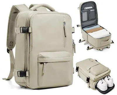 Immagine prodotto di Borsa da viaggio impermeabile da riporre sotto il sedile in aereo, 40x20x25 cm, zaino da donna, zaino da viaggio business da uomo per laptop da 14 pollici