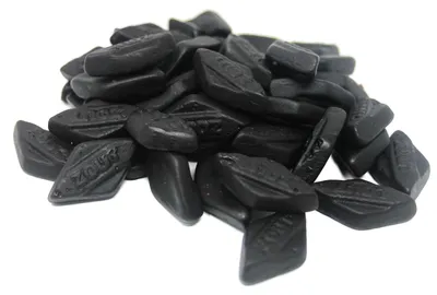 Produktbild Lakritz Rauten ohne Gelatine aus extrastarkem Salzlakritz 175g