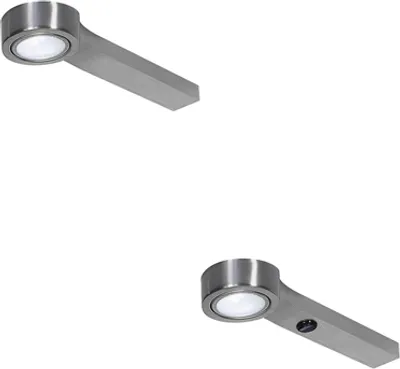 Produktbild von THEBO 2-fach Beleuchtungsset LED 89 mit Hauptschalter kaltweiß 5000 Kelvin 2,8 Watt, A+ / Küchenleuchten / Küchenlampen / Oberschrankleuchten
