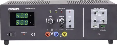 Produktbild von VOLTCRAFT VLP-1405 USB Labornetzgerät, einstellbar 0 - 40 V 0.01 - 5 A 233 WAnzahl Ausgänge 3 x