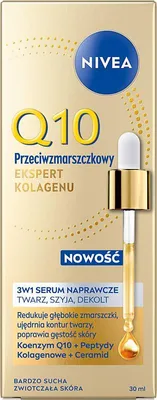 Produktbild von NIVEA Q10 EXPERT Kollagen-Serum, Anti-Aging, reparierend, 3-in-1, 30 ml