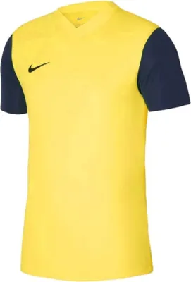 Produktbild von Nike Herren Dri-Fit Tiempo Premier Jersey - DH8035 Schwarz Weiß, Blau, Rot und Gelb, Farbe:Gelb, Textil:XL