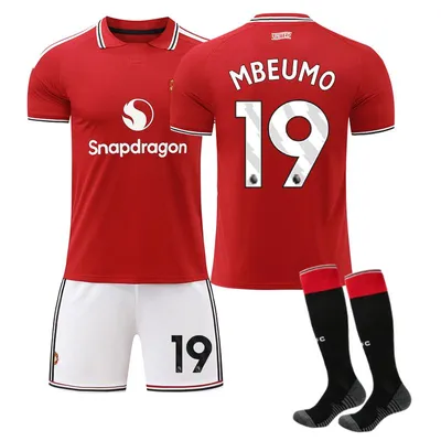 Produktbild von "#19 MBEUMO 26-27 Manchester United at home football jersey for Kids and Adults SIZE: 28"