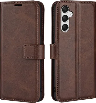 Produktbild von Samsung Galaxy A05s Hülle - Coverup Deluxe Klapphülle - Dunkelbraun