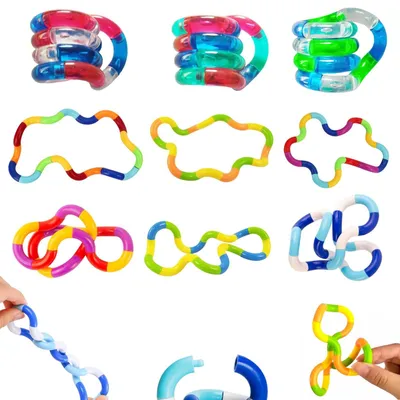 Obrázok produktu pre Sada 10 hračiek "Fidget Twister" na zmiernenie stresu