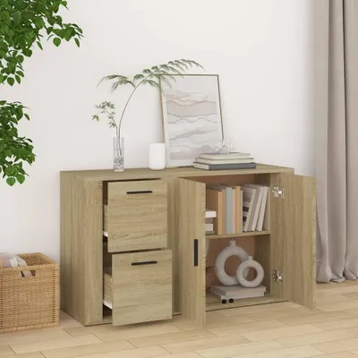 Obrázek produktu pro vidaXL Příborník Sonoma Dub 100x33x59,5 cm výrobek ze dřeva