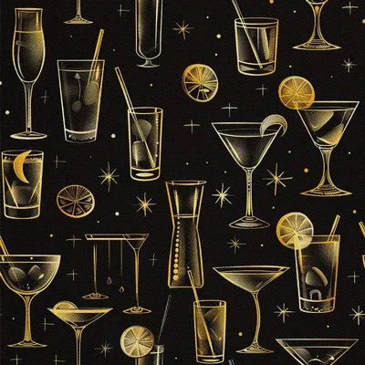 Image de OUTDOOR DECOSTOFFE OXFORD - Motif de cocktail | DX8439