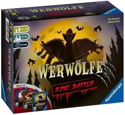 Obrázek produktu pro Vlkodlaci - Epic Battle, blafovací hra 32 rolí pt.10+