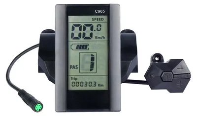 Produktbild von windmeile | Display C965, kompatibel zu Bafang BBS01 BBS02 BBSHD und Controller, 3.2Zoll Farbdisplay, LCD-Display, E-Bike, Pedelec, HMI APT TGT