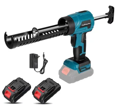 Immagine prodotto di Pistola termoadesiva, velocità regolabile, funzionamento senza fili, con 2 batterie