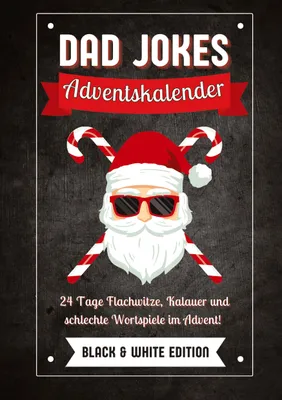Produktbild von Dad Jokes Adventskalender Black & White Edition