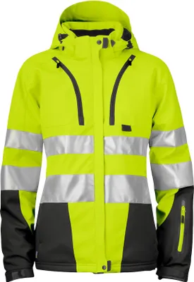Produktbild von Projob 6424 GEFÜTTERTE DAMENJACKE EN ISO 20471 KLASSE 3/2