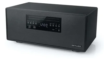 Productafbeelding van Muse M-692 BTC, Mini-audiosysteem voor thuisgebruik, zwart, 60 W, FM, PLL, LED, CD, CD-R, CD-RW