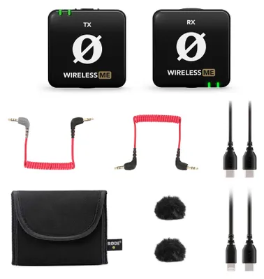 Produktbild von RØDE Wireless ME, Funkmikrofon, 20 - 20000 Hz, 24 Bit, 48 kHz, 100 dB, 22 dB