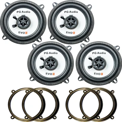 Produktbild von Lautsprecher Einbauset passend für Renault Megane 3, Tür Vorne und Hinten