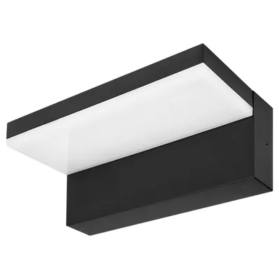 Produktbild von MasterLED LED Wandleuchte 9W 4000K Neutralweiß Schwarz Aluminium Kunststoff modern Wandbeleuchtung Fassade Terrasse