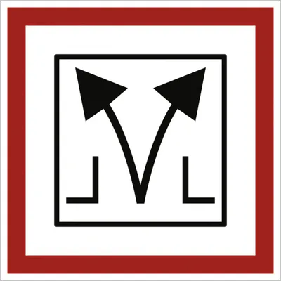 Produktbild von Dreifke® Aufkleber Rauch- und Wärmeabzugseinrichtung, Folie, 200x200 mm